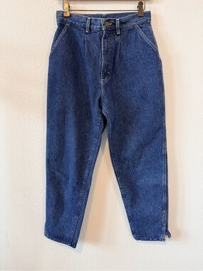 Vintage Lee Rider Mom Jeans High Rise Tapered 100% Cotton Petite W28
